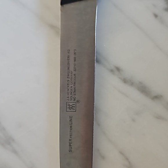 J.A. HENCKELS ZWILLING ZWILLINGSWERK AG SUPERFECTION LINE LARGE KNIFE GERMANY - Picture 2 of 3